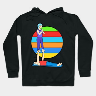 Acroyoga Foot to Hand Pose Hoodie